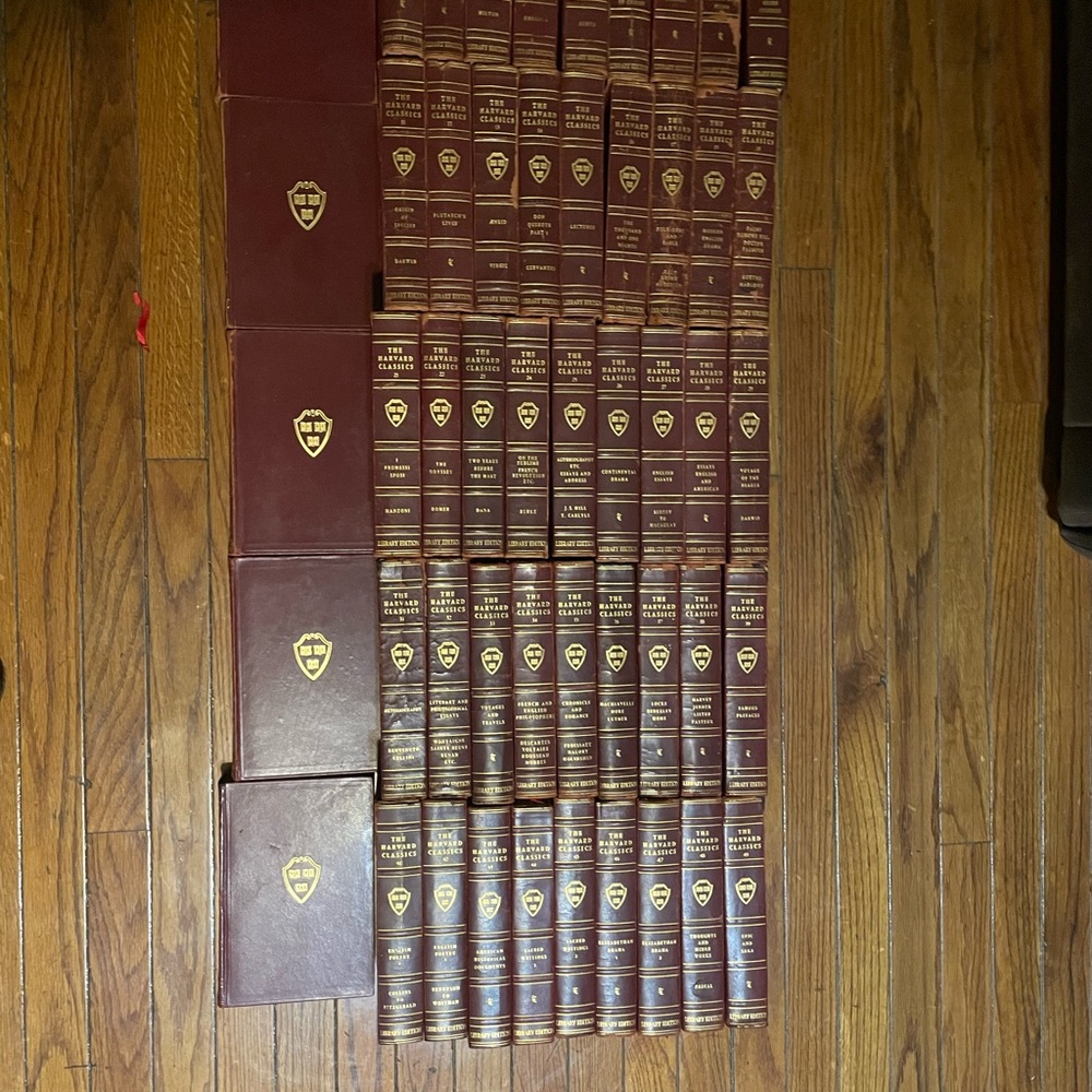 Harvard classics 1-50 library edition